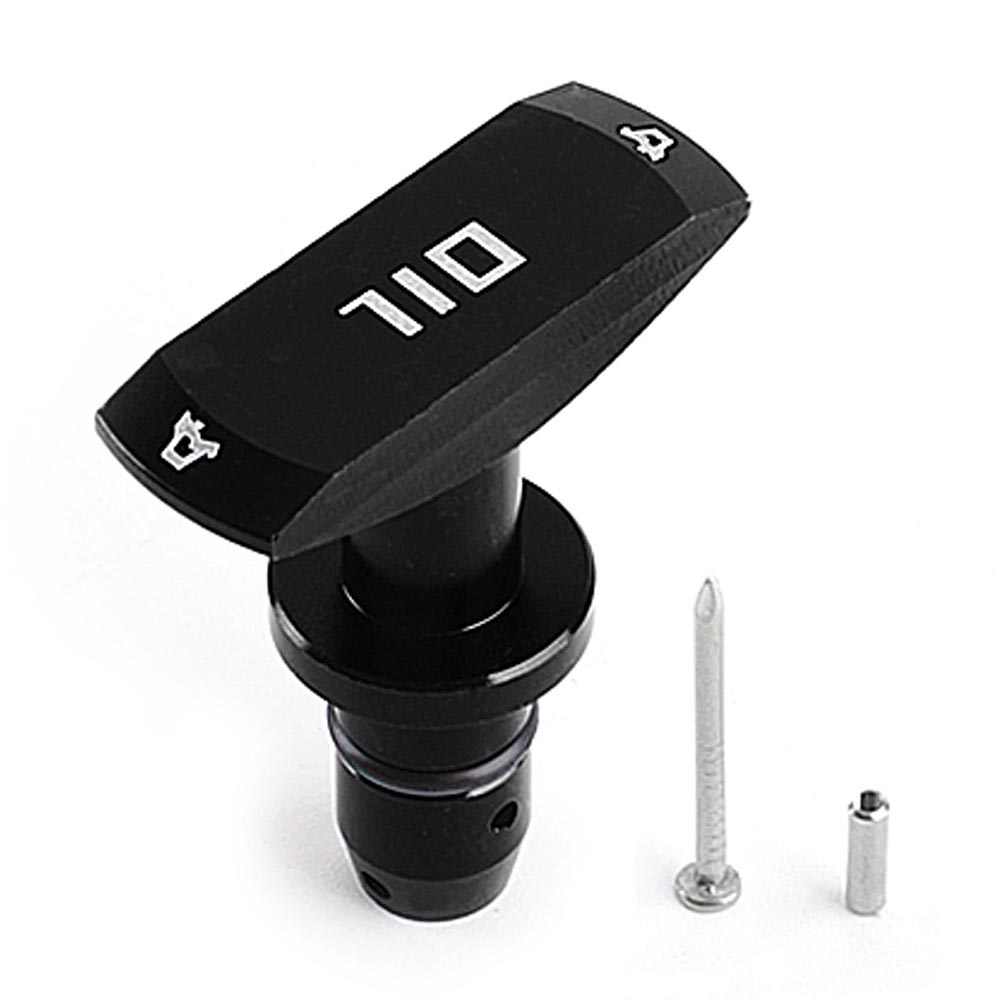 Universal Car Oil Dipstick Pull Handle Engine Oil Pullhandle Aluminum Billet Auto Replacement Modification Decoration