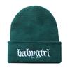 Send girlfriend Hip hop cold cap Embroidery Warm hood Knitted hat Babygirl Wool cap Winter