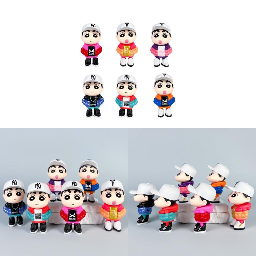 Trendy Wear Clothes Crayon Shin Chan Action Figures Model Toy Doll Decoration