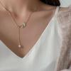 Women's Daily Accessory Autumn Tassel Pearl Necklace