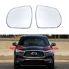For Infiniti QX50 QX60 2015-2024 Rearview Mirror Lenses Exterior Side Reflective Glass Lens  with Heating No Black Border