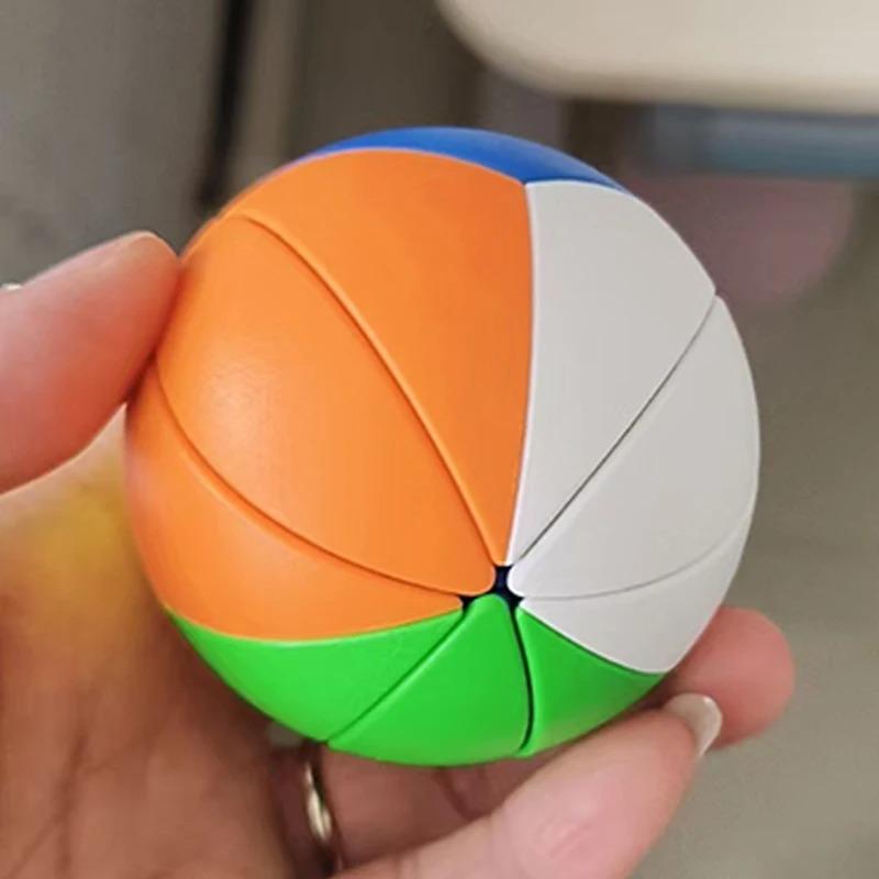 

YJ Yeet Ball stickerless Cube Weird Twist Puzzle Ball Ivy Ball Cube Unique Cubes for Kids Adults 6.6cm/2.6inch