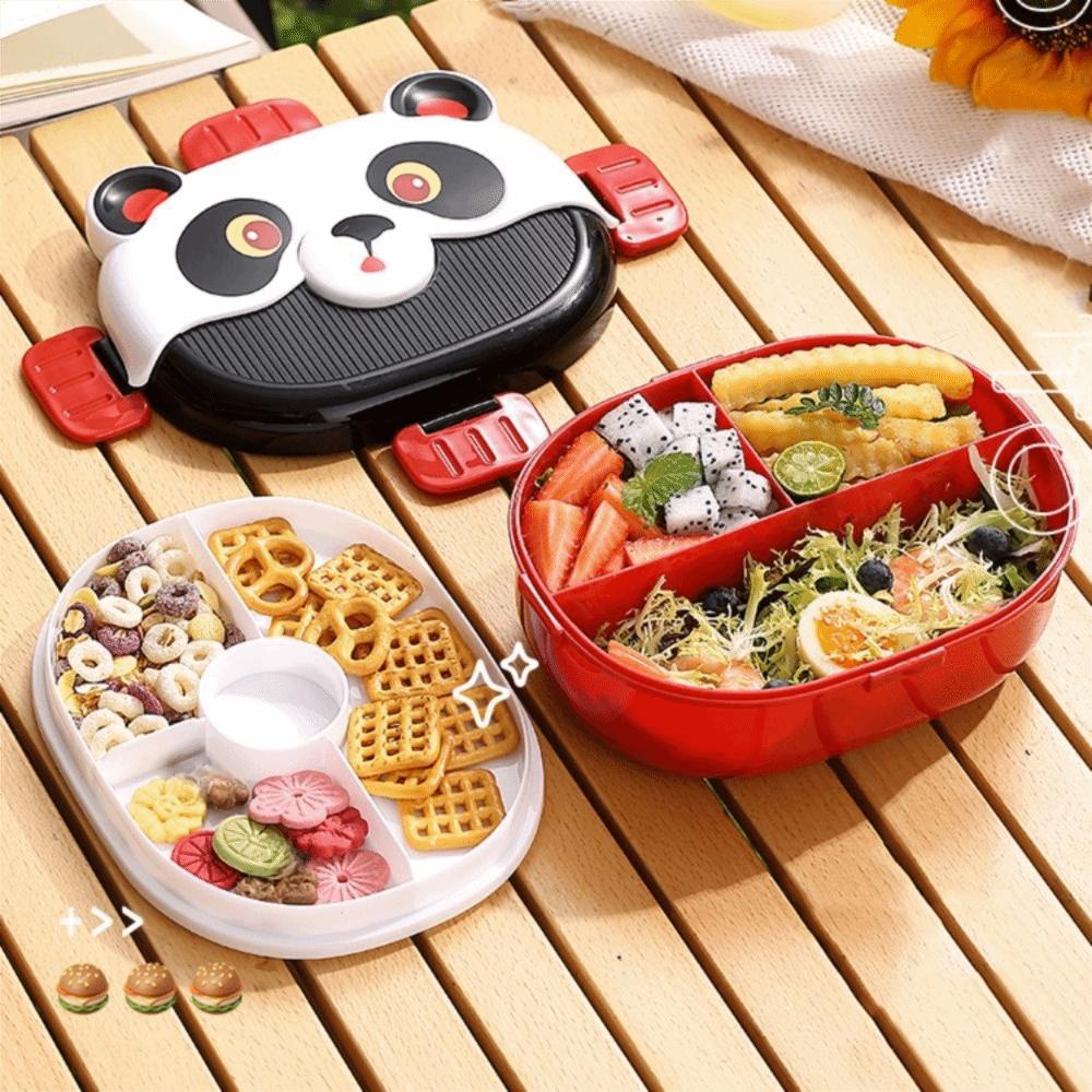 Sealed Food Container Portable Thermos Bowl Cartoon Lunch Box  Picnic