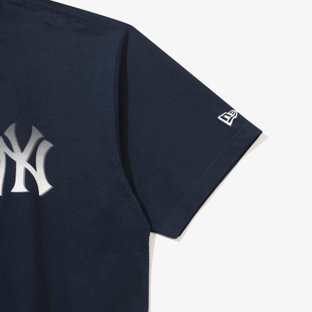 New Era New York Yankees HalfTon T shirT Navy 15147536