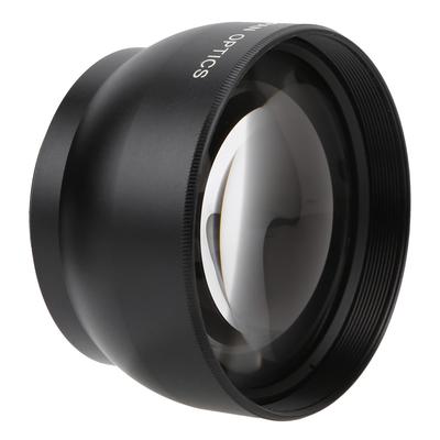 Vbestlife Teleobjektív pre fotoaparát s 2x zväčšením HD Super teleobjektív s prirodzene malou hĺbkou ostrosti a perspektívou pre všetky objektívy fotoaparátov, 49 mm,