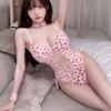 Small Breasts Pure Desire Erotic Suit Leopard Print Sexy Free Bunny Uniform Seduction Suit Passion
