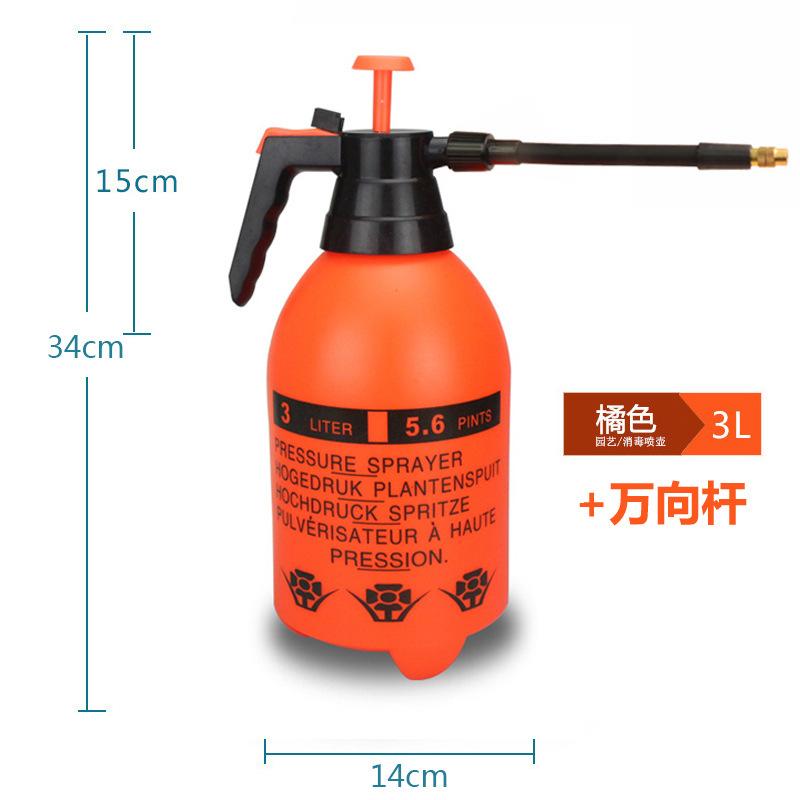 Gartenbau Universal 2L Kleiner Sprüher Haushaltssprühkessel Manuell Luftdruck Bewässerungstopf Düse Haushalt Manuell Luftdruck