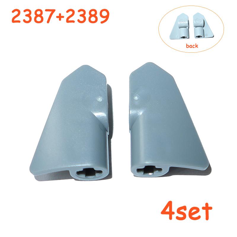 3x2 Panel Wedge Plate Curved Technical Parts MOC Mechanical Car Bricks Building Block Assembles Particles 2389 2387