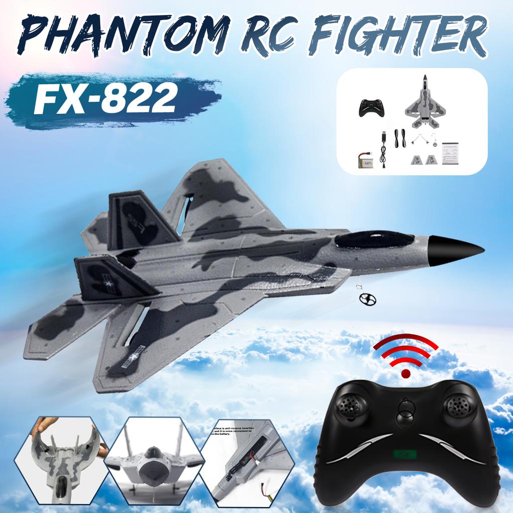 Qf002 Diy 2 4g 2ch Rc Airplane Glider Three Axis Gyro Diy Wingspan Aircraft Usa Rc Model Vehicles Kits Toys Hobbies