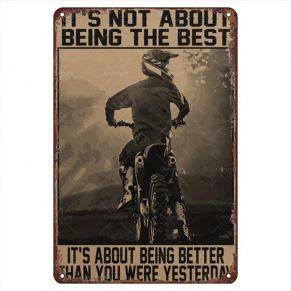 Metal Wall Sign Vintage Home Decor 20x30cm
