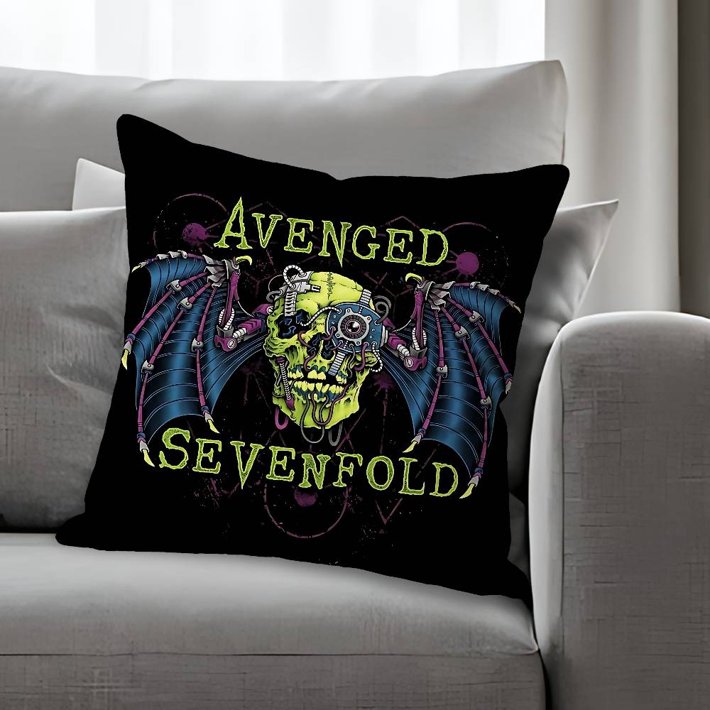 A-Avenged S-Sevenfold Various Sizes Square Pillow Case For Car Home Bedchamber Decor Custom Valentine gift
