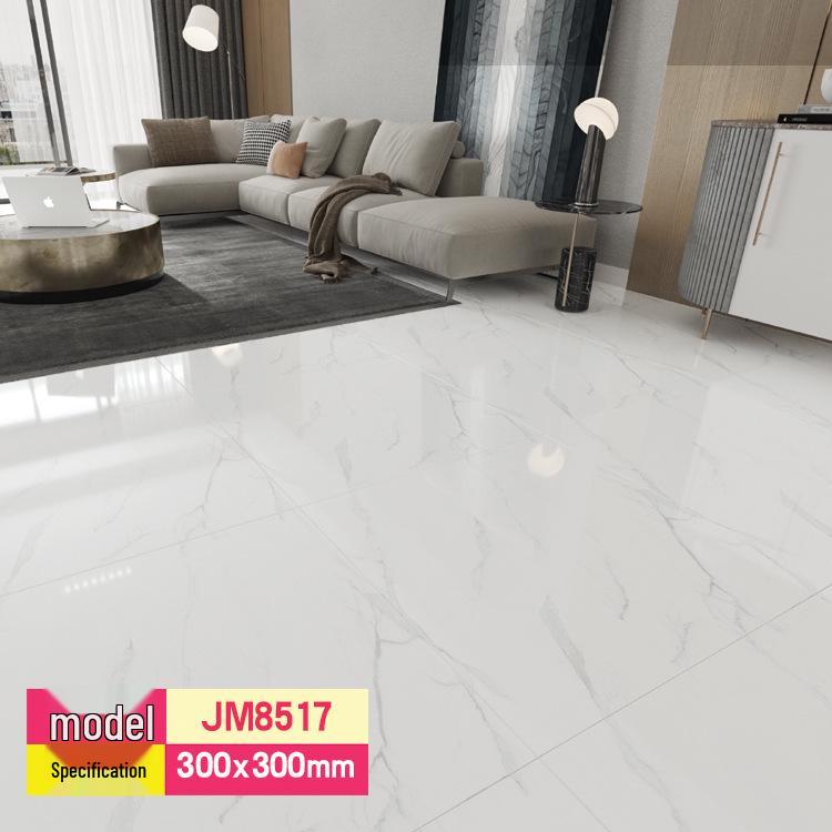 Self-Adhesive PVC Marble Tile Sticker - SPC Stone Plastic Flooring for Home Renovation