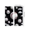 2pcs Classic Baseball Ball Polyester Curtains, Sports Themed Drapes In White, Gray, and Red for Game Rooms, Home Decor