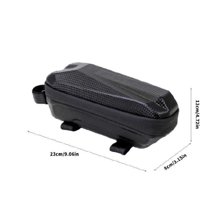 Universal Bike Top Tube Pack Reflective Edges Bag Waterproofed Frame Bag Enhances Safety for Commuting