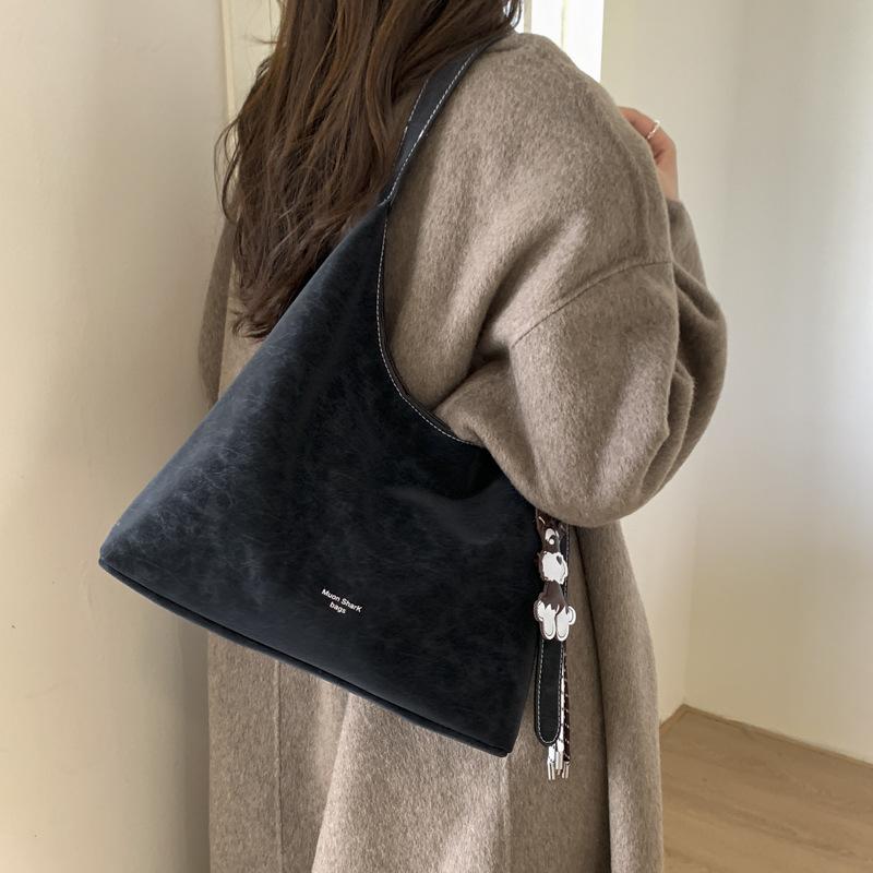 Large Capacity Tote Bag Women's Commuter Shoulder Bag Underarm Bag