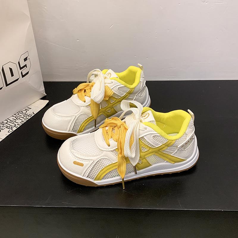 

Summer dopamine wind sneakers mesh breathable women s casual shoes sneakers 40 жёлтый