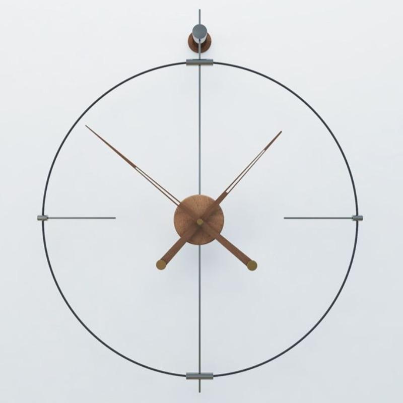 Nordic Wall Clock Modern Wall Watch Minimalist Luxury Aesthetic Large Clocks Silent Elegant Living Room Watches Home Decoration