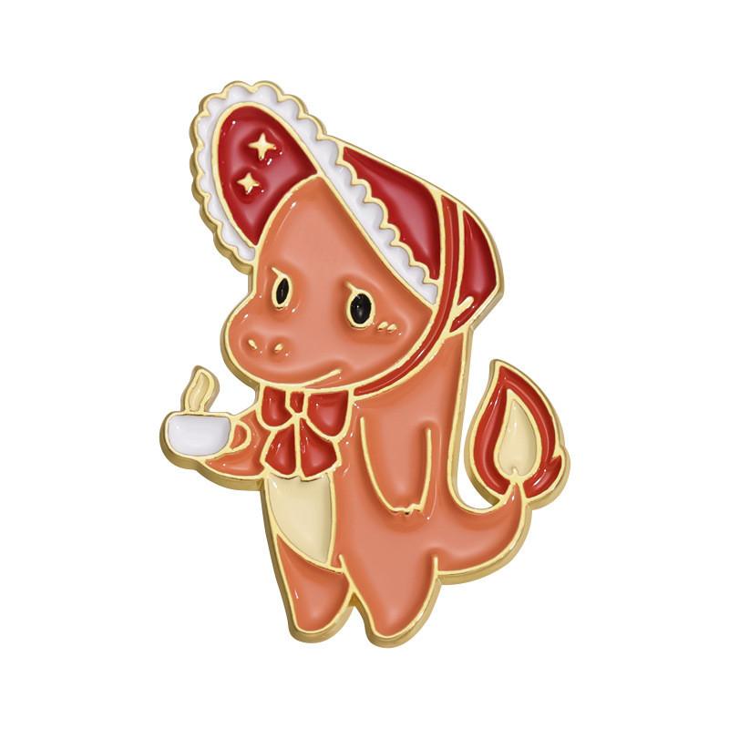 Creative Cartoon Animal Alloy Brooch Pins Unique Metal Accessories For Everyone