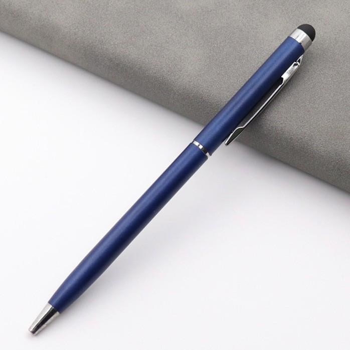 Multi-Color Metal Ballpoint Pen - Capacitive Touchscreen Stylus, Medium Oil, Custom Logo Option, Perfect for Gifts