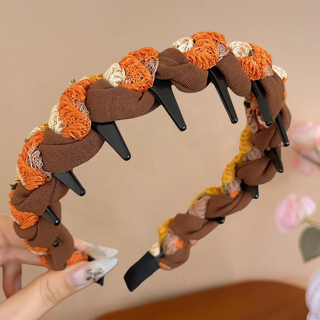 Autumn/Winter 2025 High Crown Anti-Slip Tooth Comb Headband for Women - New Style Hair Clip Accessory