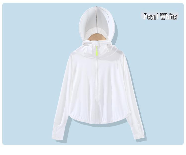 UPF50+ Kids Sun Protection Hooded Summer Jacket - Lightweight, Breathable, Anti-UV, Ice Silk Fabric