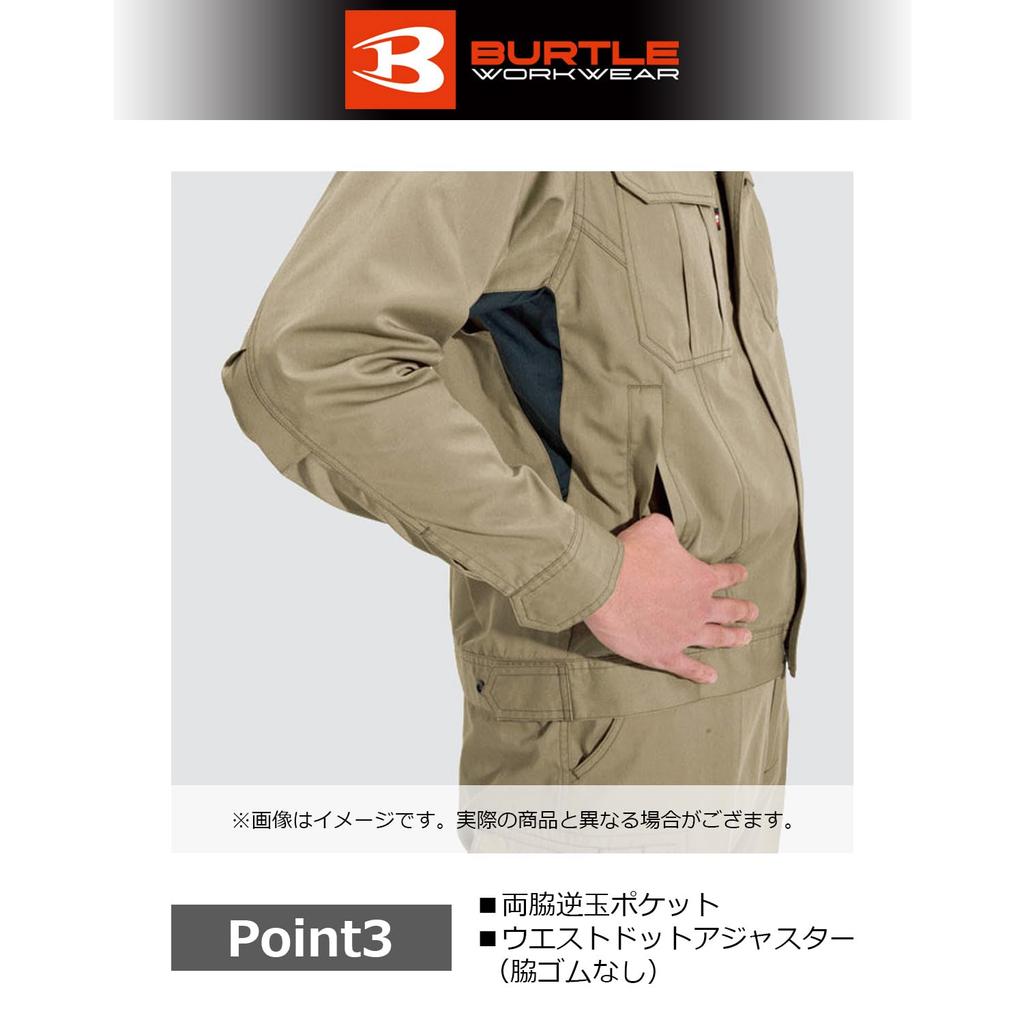 BURTLE 6091 Jacke nebelblau L