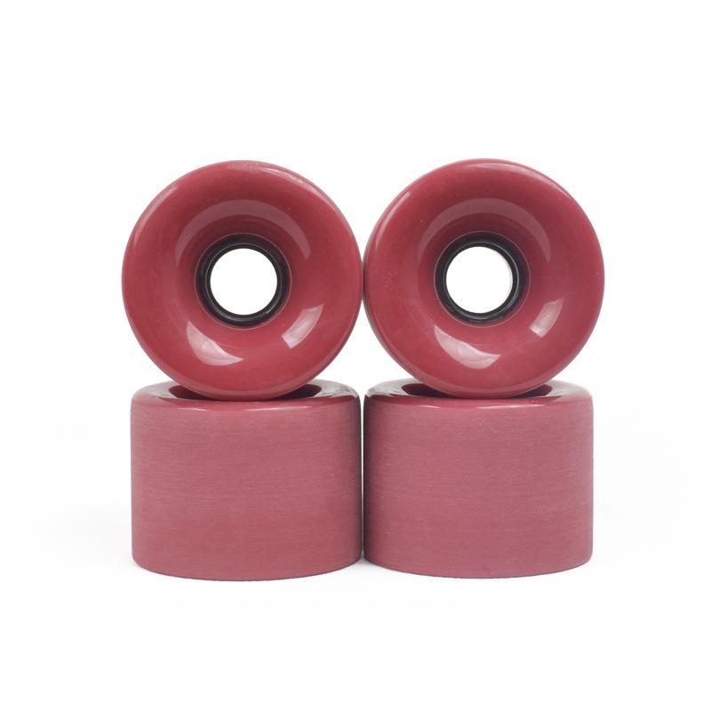 Mehrfarbige 78A High-Rebound Weiche PU-Räder für Street-Cruising - Longboard, Skateboard, Roller