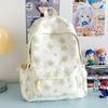 Star Printed Cute Girl Backpack For School And Daily Use Made Of Nylon