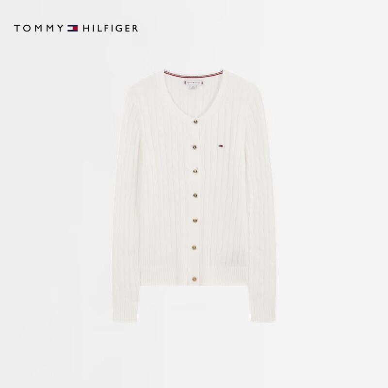 Tommy Hilfiger Women's Cable Knit Pure Cotton Sweaters & Cardigans
