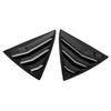 For Kia Picanto 2012-2025 Car Rear Window Quarter Louver Shutter Cover Side Vent Trim Sticker Scoop ABS Exterior Accessories