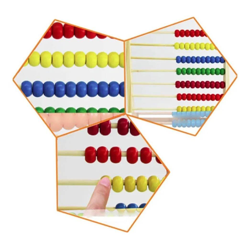 Montessori Toy Abacus for Kids Wooden Children Toys Counting Tool Learning Mathematics Tool  Child