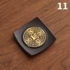 Enamel Chinese Style Coaster Square Non-slip Heat Insulation Tea Cup Mat Tea Ceremony Kung Fu Tea Pads Tea Set Accessories