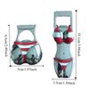2Pcs/Set Bar Tools Funny Beer Bottle Opener Portable Bikini Sexy Design Handheld Opener Metal No Violation Bottle Openers Pub