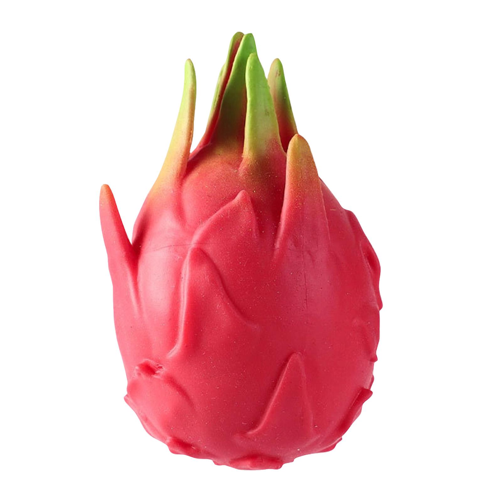 

Realistic Dragon Fruit Squeezeable Toy, Slow Texture, Perfect For Workers And Students To Anxiety, Safe And Odorless, A Portable Stress-r