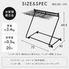 Iris Plaza SLKH-43 Black Clothes Rack, Holds 20 Slacks, with Casters, Compact Storage (72cm W X 69.5cm H X 43cm D)