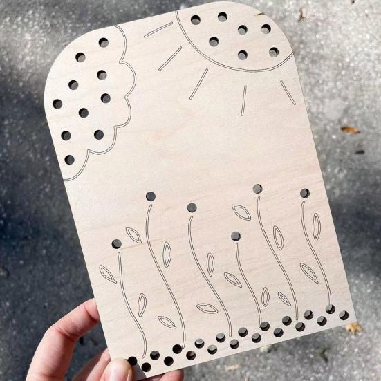 2Pcs Flower Leaf Collector Board DIY Plant Floral Arrangement Collection Display Wooden Plate Decoration Kids Adults Birthday Christmas Gift