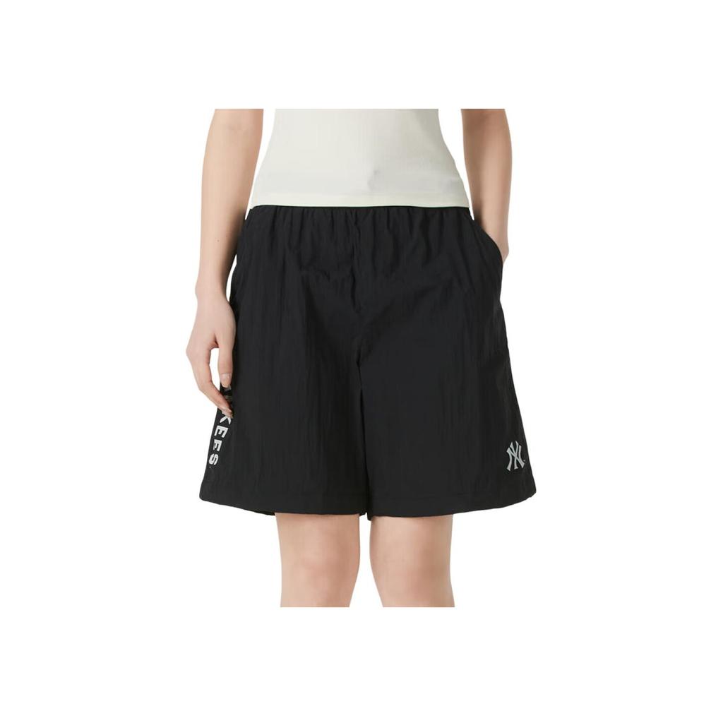 New MLB New York Yankees Casual Shorts Men's Black 3ASMV0153-50BKS