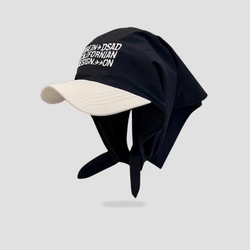 Nuovi Cappelli con Fazzoletto Personalizzati a Colori Coordinati per Donne Estate Viaggio Protezione Solare Versatili Moda con Cinturino Cappelli da Sole Uomini