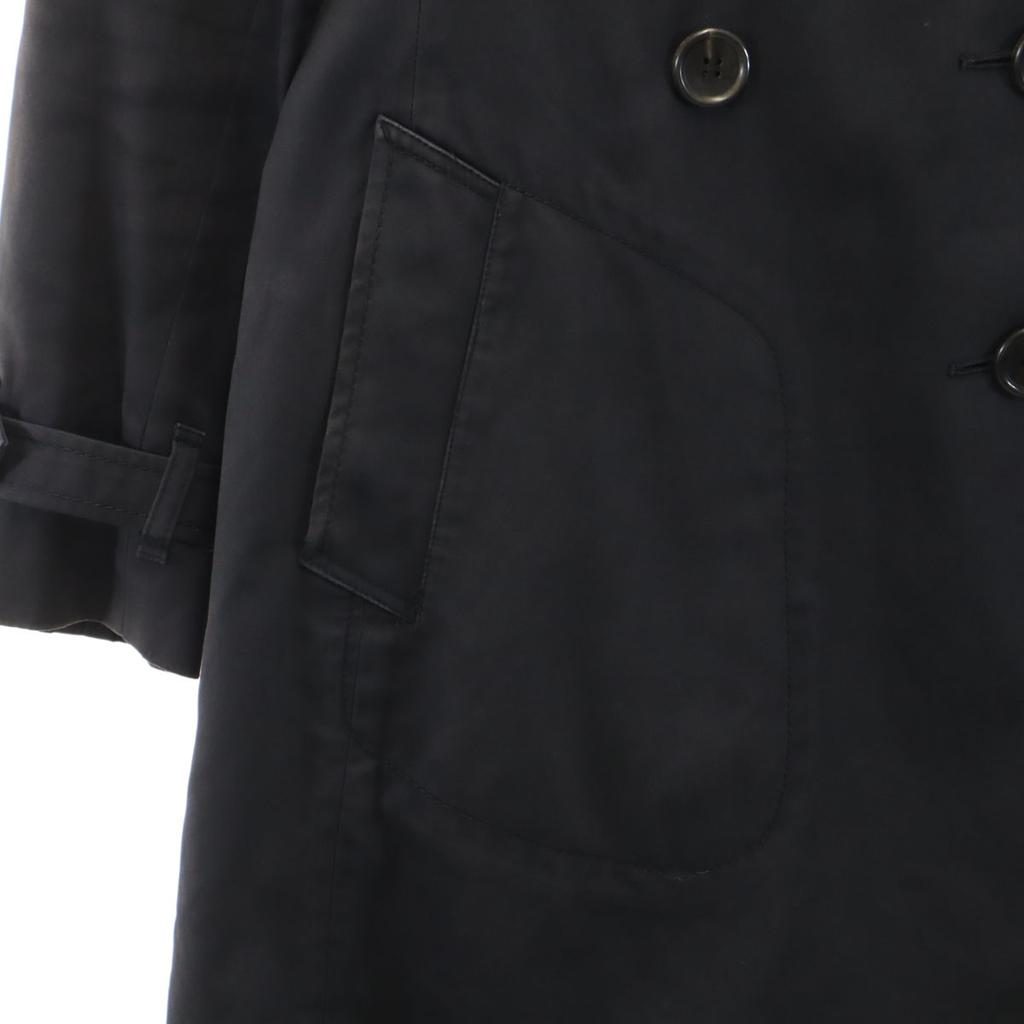 Paul Smith BLACK Trench Coat 40 Black Vest Liner Included Women Used