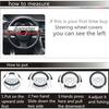 Color Changing Glossy Car Steering Wheel Cover For Women Girls,15" Universal Fit Auto Steering Wheel Protector Interior Decor Car Accessories (Gold)