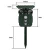 Ultrazvukový solární odpuzovač srnců - 5 nastavitelných režimů - Odplaší srnce do 48 hodin