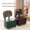 High-Leg Small Stool with Wheels - Versatile Chair for Living Room or Entryway
