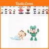 Entzückende Crayon Shin-chan Sammel-PVC-Figuren 8 Stile 5 Generationen Niedlicher Anime