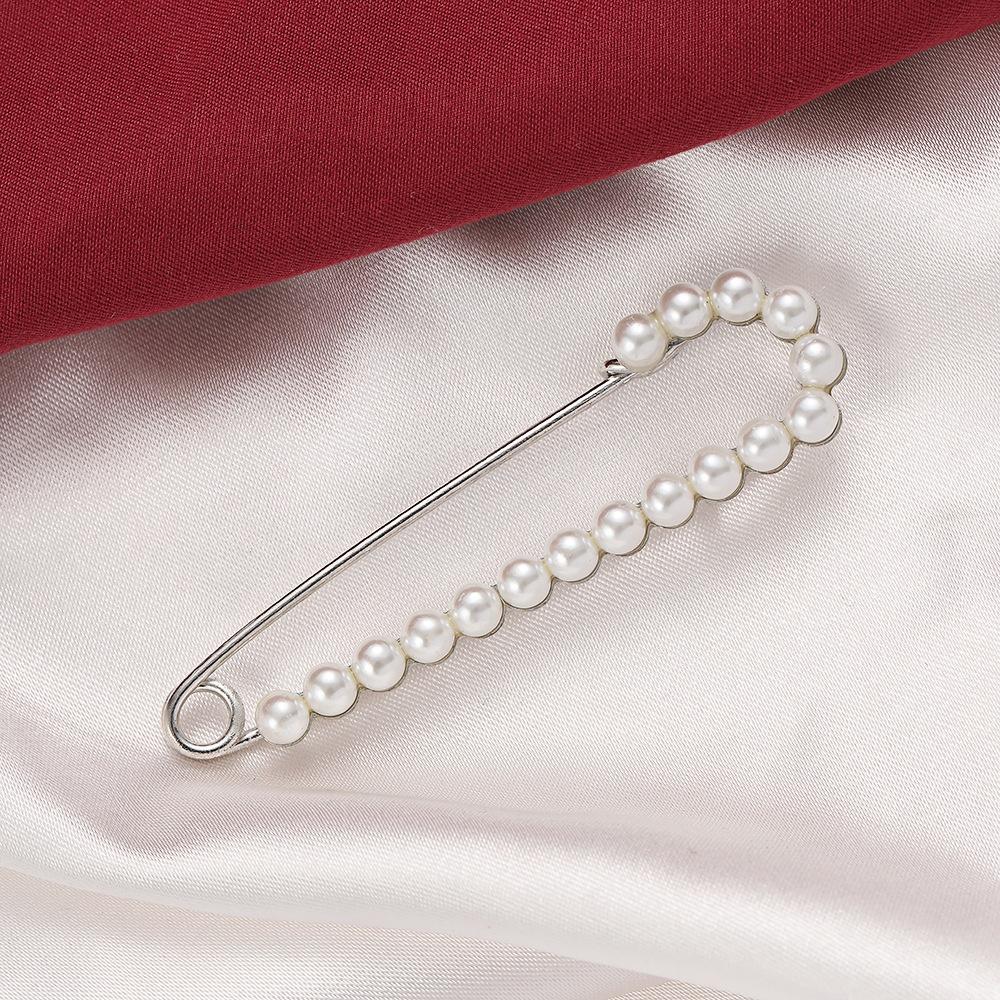 2pcs Matel Crystal Brooches Waistband Fixing Buckle Safety Pin Multifunction Brooch Pins for Women Waist Buckle Wholesale