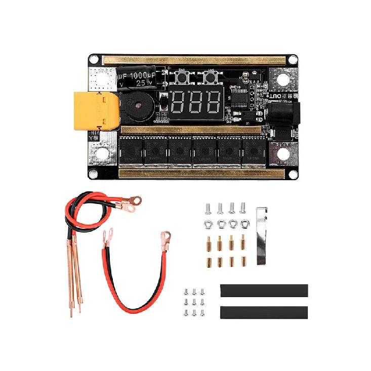 GX591 99-Speed Spot Welder DIY kit Handheld 12V 100-300A 18650 Battery Mini Welding Machine Control Board 0.1-0.2mm Welding