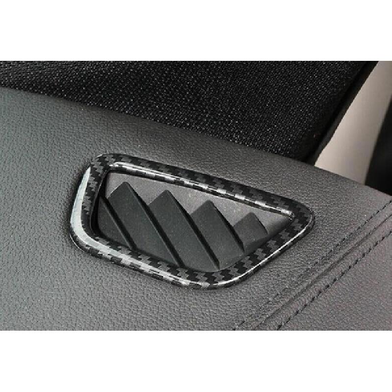 18-22ABS Cover Trim For BMW 5 Series G30 Dashboard Side Outlet Vent Carbon Fiber