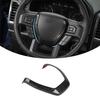 Black Wood Grain Steering Wheel Center Moulding Cover Trim For Ford F-150 2015+