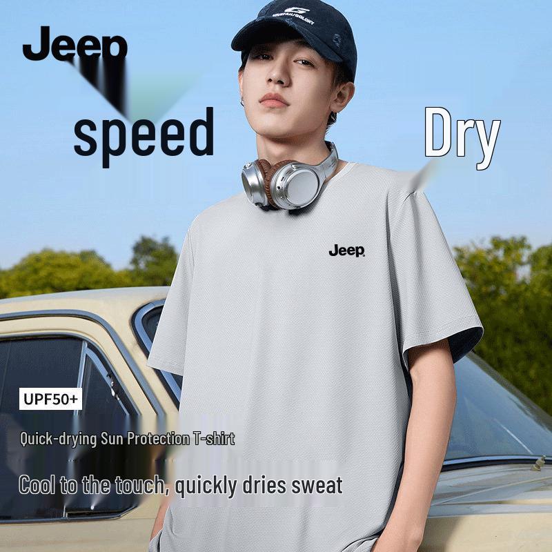 JEEP Men s Lightweight Quick-Dry Sport T-Shirt 5XL