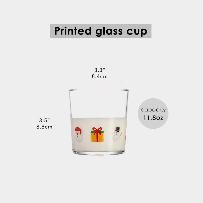 

Милые стеклянные стаканчики с принтом, стеклянная посуда для питья, пузырьковые стаканчики для холодного кофе, сока, напитков, молока, коктейлей, пузырькового чая. 301-400ml