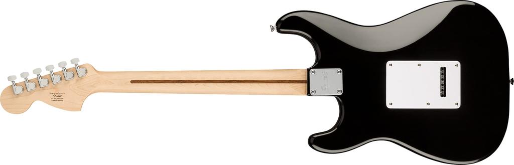 Squier by Fender Affinity Series™ Stratocaster® Electric Guitar, Maple Fingerboard, White Pickguard, Black Soft Case